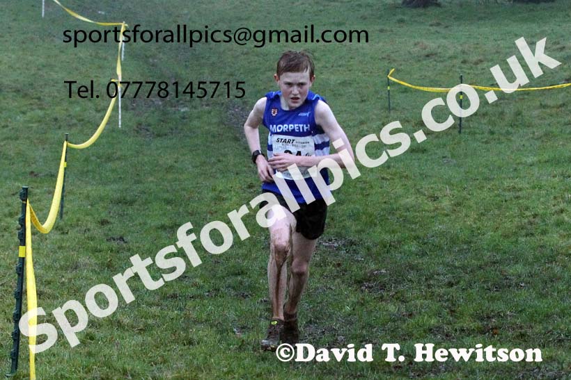 Mens under-17s, NECAA Junior Cross Country Relays, Thornley Farm, Peterlee, Saturday, December 12th. Photo: David T. Hewitson/Sports for All Pics